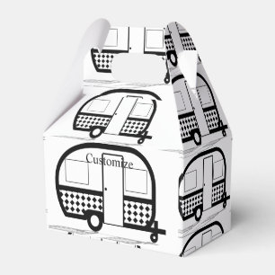 Classic Travel Trailer Caravan Thunder_Cove Favor Boxes