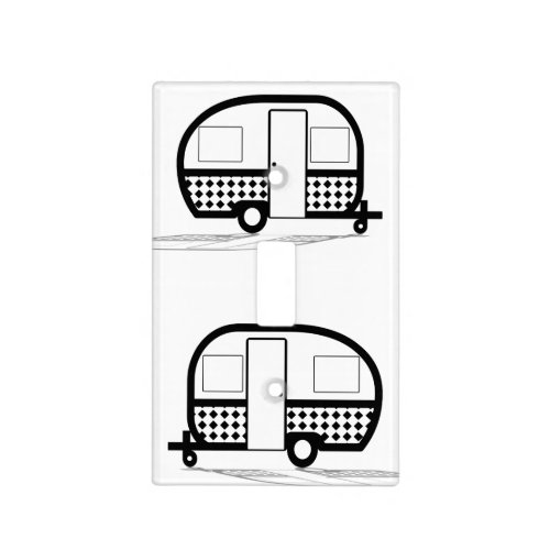 Classic travel trailer caravan Thunder_Cove Light Switch Cover