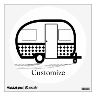 Classic Travel Trailer Caravan Thunder_Cove Wall Decal