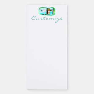 Classic travel trailer Thunder_Cove Magnetic Notepad