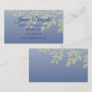 Classic Tree Nature Business Occupation Custom Business Card
