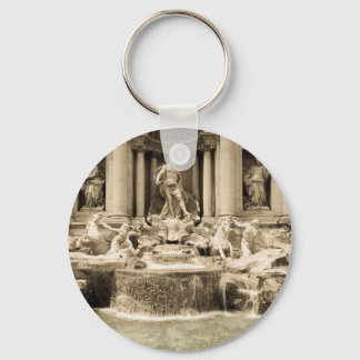 Classic Trevi Fountain, Rome Keychain