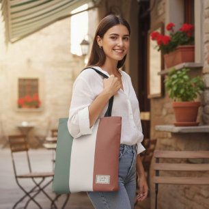 Classic Tricolor Tote Bag - I Love Italy Kitschen 
