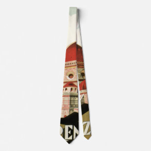 Classic Trip to Florence Italy Church Duomo Neck Tie