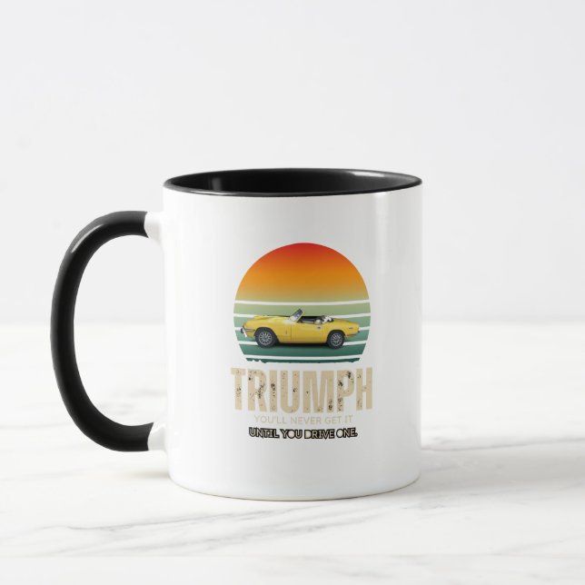 Classic Triumph Spitfire Mug (Left)