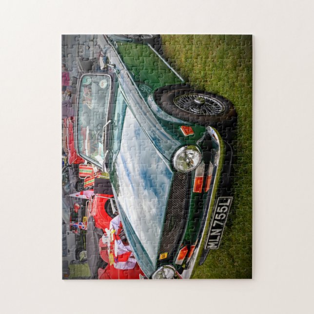 Classic Triumph TR6 sports car Jigsaw Puzzle (Vertical)