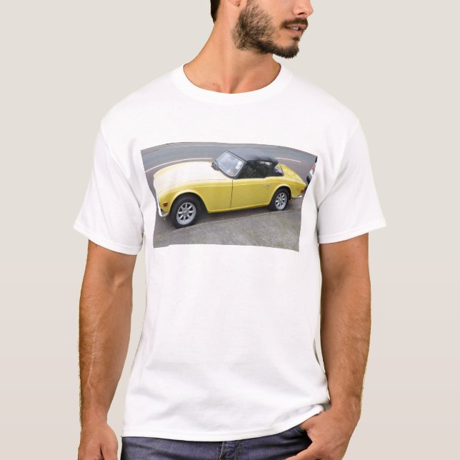 Classic Triumph TR6 Sportscar T-Shirt (Front)