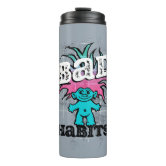 Trolls, Branch - Smile Stainless Steel Water Bottle