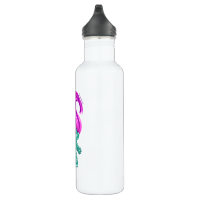 Custom Girl Flying on a Dragon 20oz Stainless Steel Water Bottle - Full  Print (Personalized)