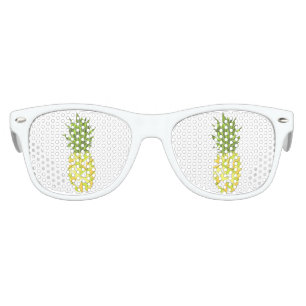 Classic Tropical Geometric Triangles Pineapple Kids Sunglasses