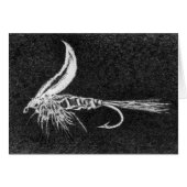 Classic Trout Fly Card "Gold Ribbed Hare's Ear" (Front Horizontal)