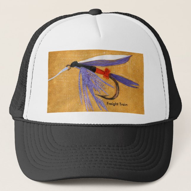 Classic Trout Fly Hat "Freight Train" (Front)