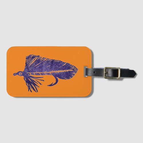 Classic Trout Fly Matuka streamer Luggage Tag