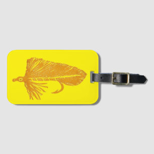 Classic Trout Fly Matuka streamer Luggage Tag