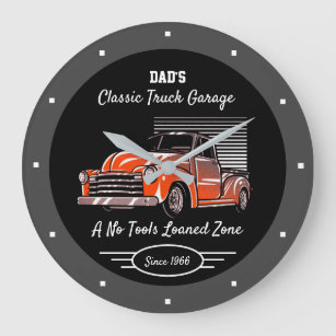 Acrylic Wall Clock – Heavys Chevys