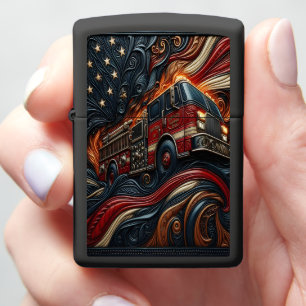 Classic Truck on Imitation Leather Zippo Lighter