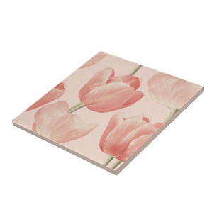 Classic Tulip Ceramic Tiles  For Bathroom Floor