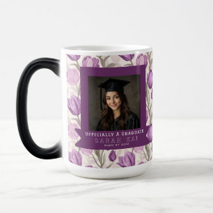Classic Tulip Flower High School Grad Color Morph Mug