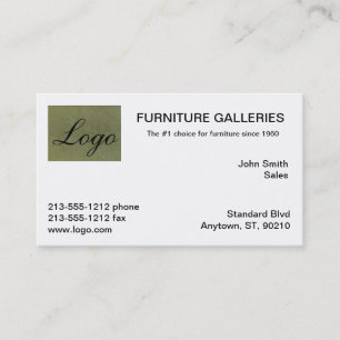 Classic Tuscan Green Logo Business Cards