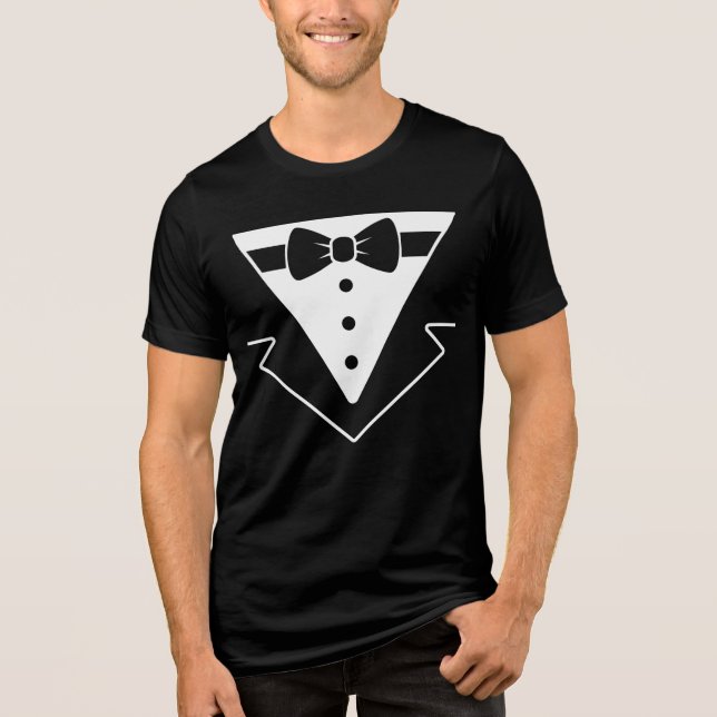 Classic Tuxedo Graphic Shirt (Front)