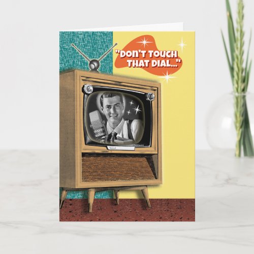 Classic TV Set Retro Birthday