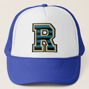 Classic Twist Letter "R" Trucker Hat