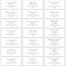 Classic Typography Wedding Guest Address Labels | Zazzle