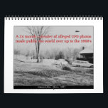 Classic UFOs Calendar<br><div class="desc">Well,  some of these photos might not be too convincing,  but they were in their day.  Besides,  who can tell?  Still,  this calender makes a great gift for that Ufologist in your life as these pictures are classics!</div>