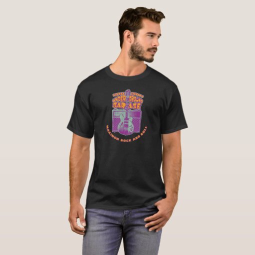 Classic Underground Garage Logo T-Shirt | Zazzle