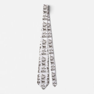 Classic Unicorn Antique Mythical Magical Creature Neck Tie