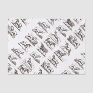 Classic Unicorn Antique Mythical Magical Creature Tissue Paper