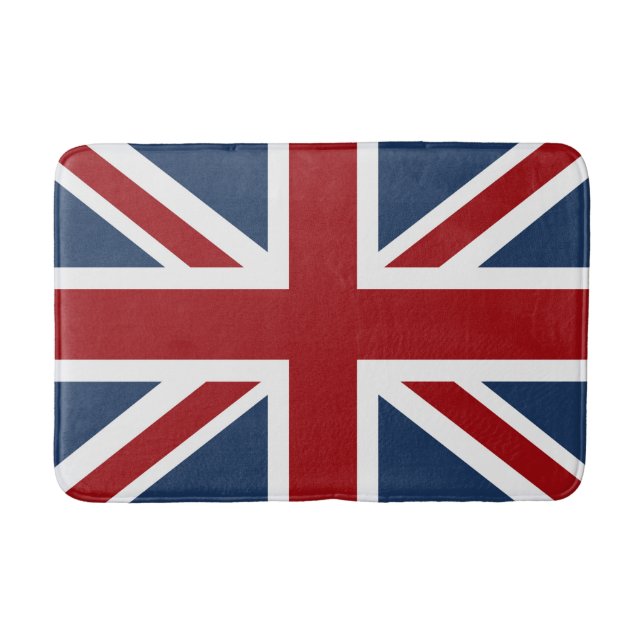 Classic Union Jack Flag Bathroom Mat (Front)