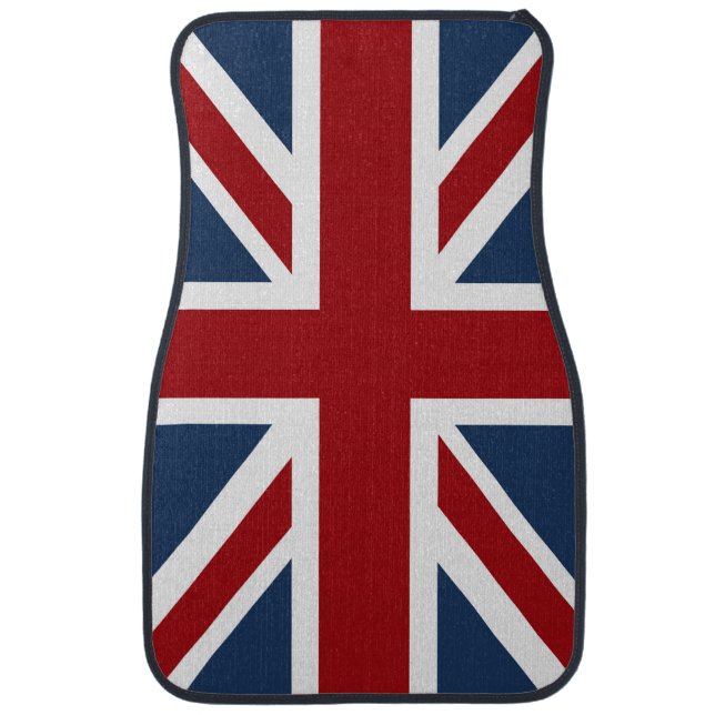 Classic Union Jack Flag Car Floor Mat (Front)