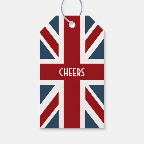 Classic Union Jack Flag Gift Tags