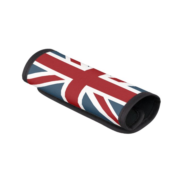 Classic Union Jack Flag Luggage Handle Wrap (Angled)