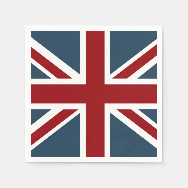 Classic Union Jack Flag Napkins (Front)