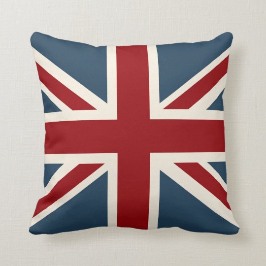 Classic Union Jack Flag Throw Pillow | Zazzle.com