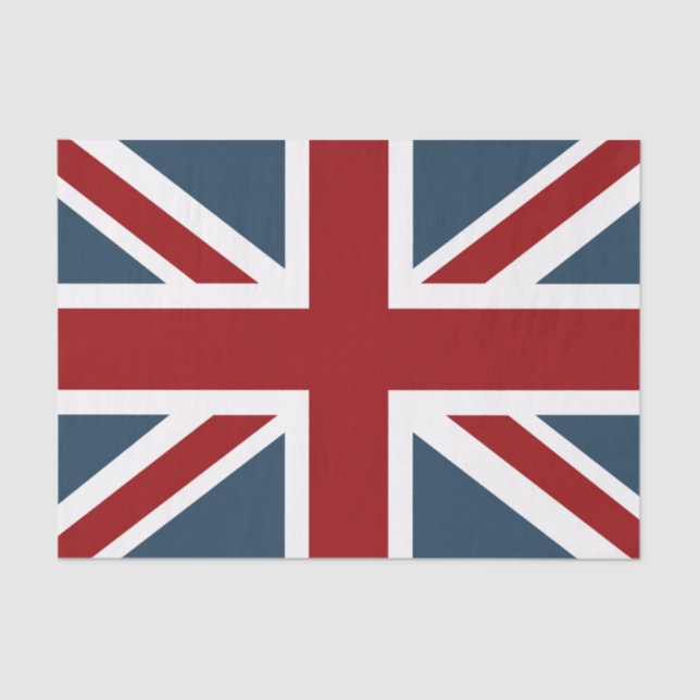 Classic Union Jack Flag Tissue Paper (Front)
