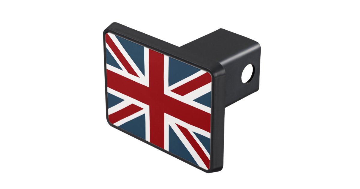 Classic Union Jack Flag Trailer Hitch Cover Zazzle