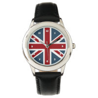 Classic Union Jack Flag Wrist Watch