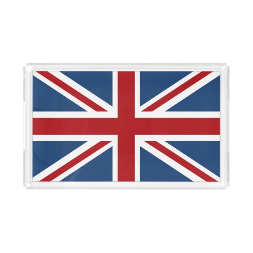 Classic Union Jack UK Flag Acrylic Tray