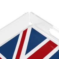 Union Jack Lucite Serving Tray - 17