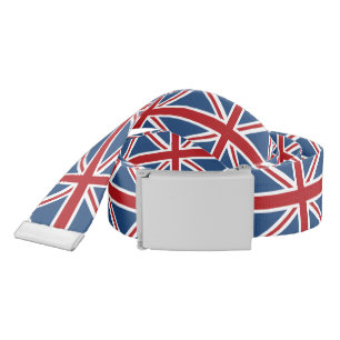 Classic Union Jack UK Flag Belt