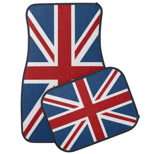 Classic Union Jack UK Flag Car Mat