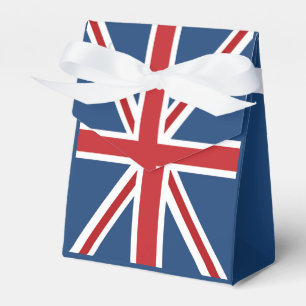 Classic Union Jack UK Flag Favor Boxes