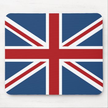 Classic Union Jack Uk Flag Mouse Pad by AnyTownArt at Zazzle