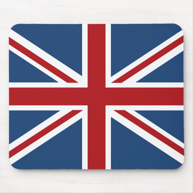 Classic Union Jack UK Flag Mouse Pad (Front)