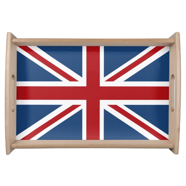 Classic Union Jack UK Flag Serving Tray (Front)