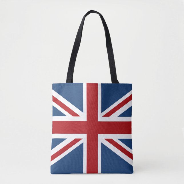Classic Union Jack UK Flag Tote Bag (Front)