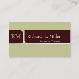 Classic Upscale Lux Professional Brown Earth Color Business Card
